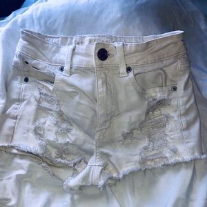 American Eagle hi-rise shorts